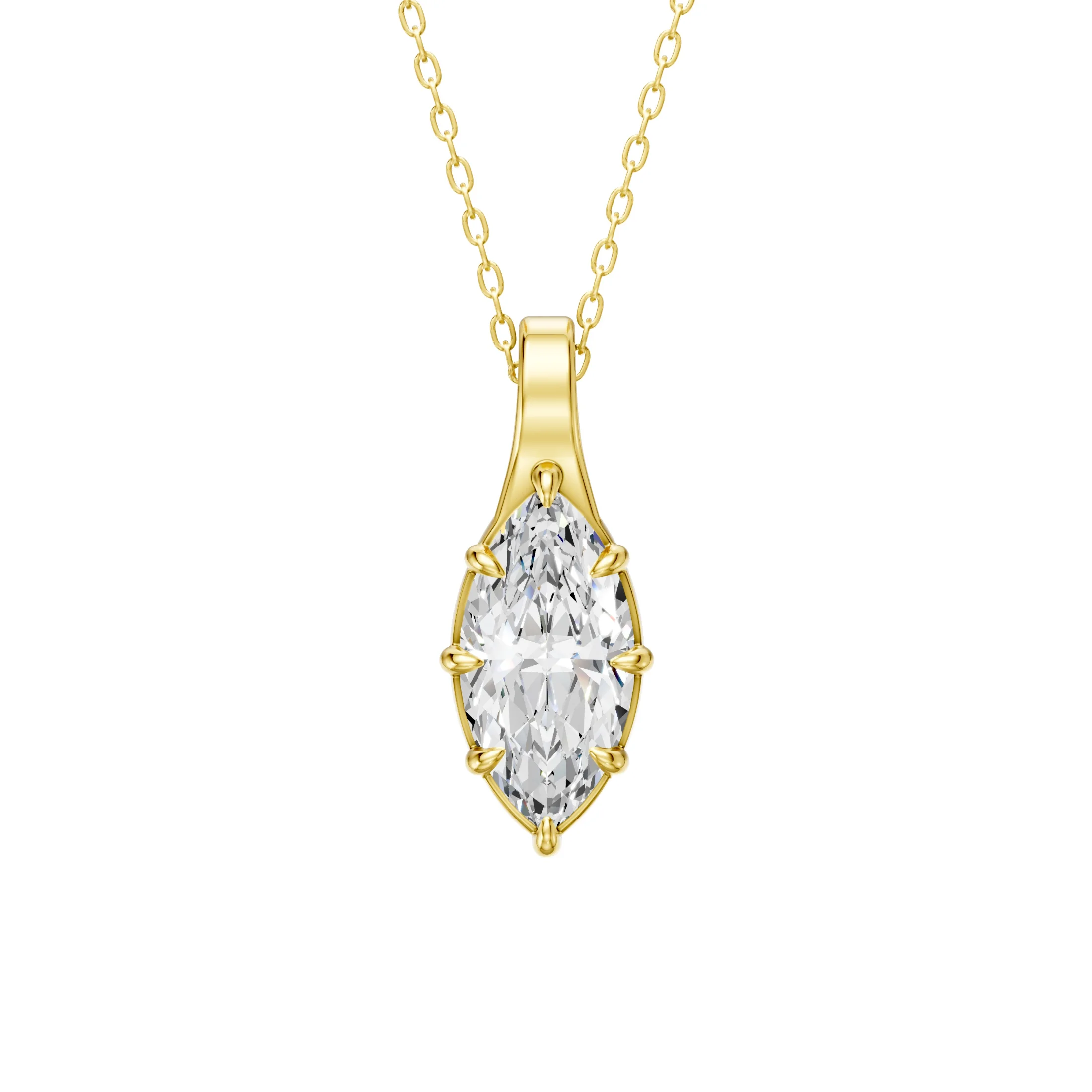 Delphine Marquise Pendant Necklace jewellery