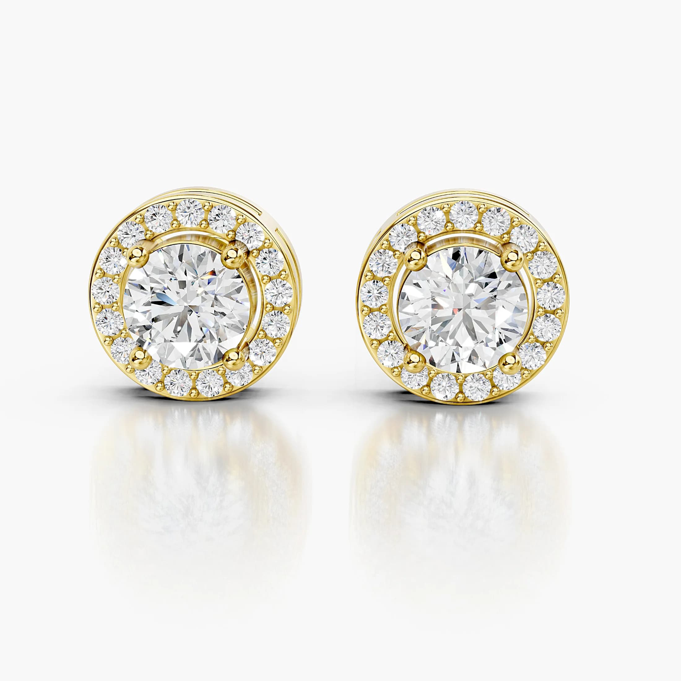 Solenne Round Stud Earrings jewellery
