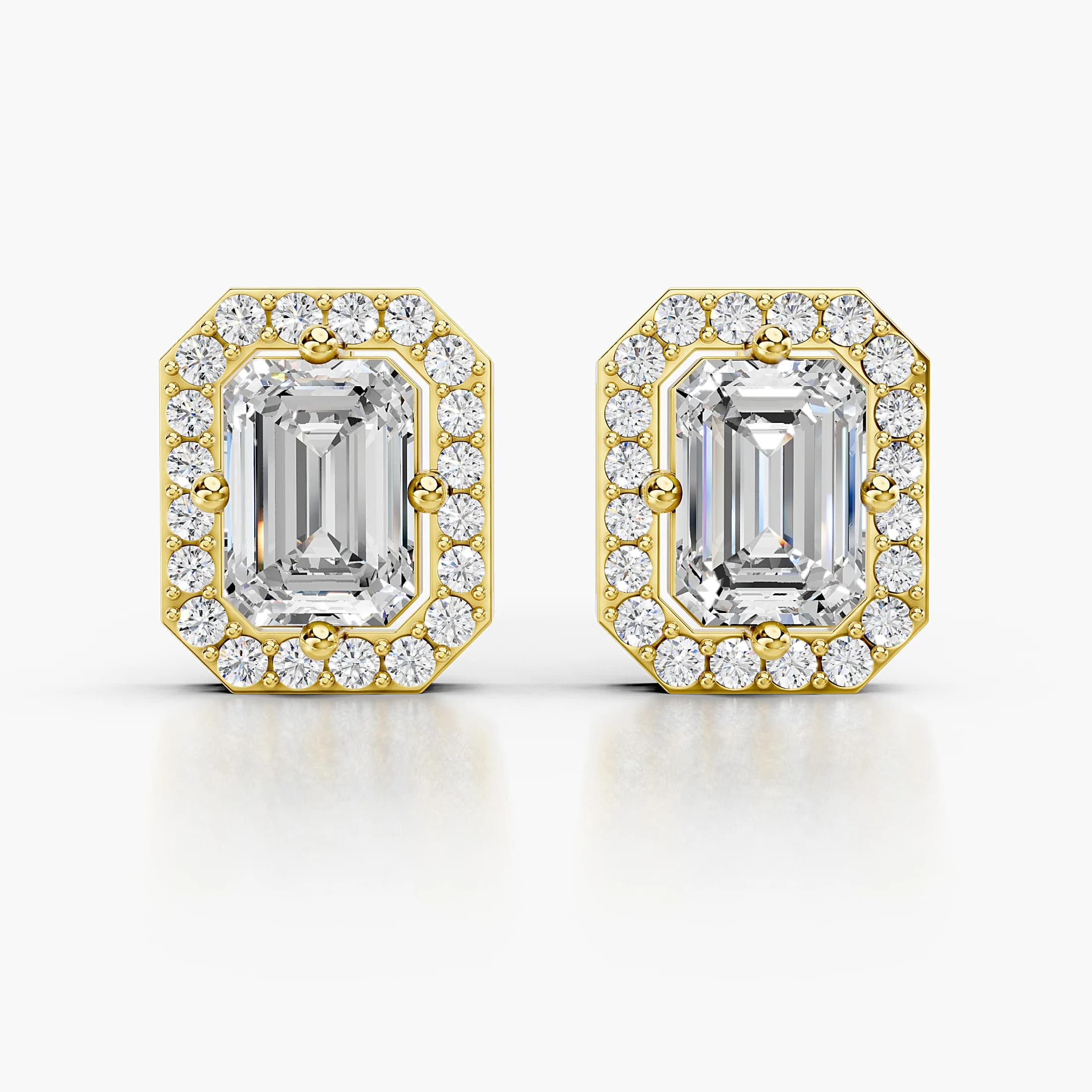 Solenne Emerald Stud Earrings jewellery
