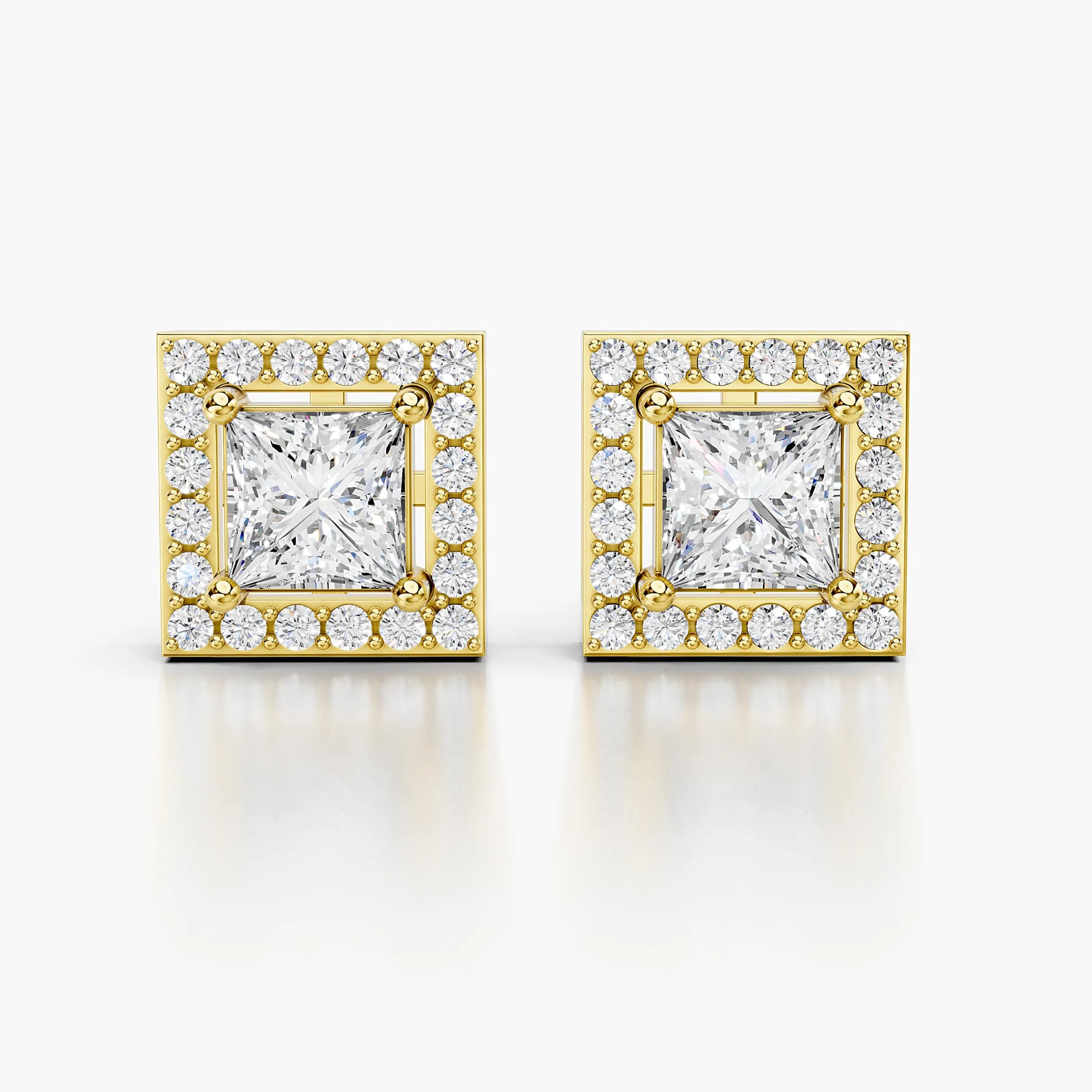 Solenne Princess Stud Earrings jewellery
