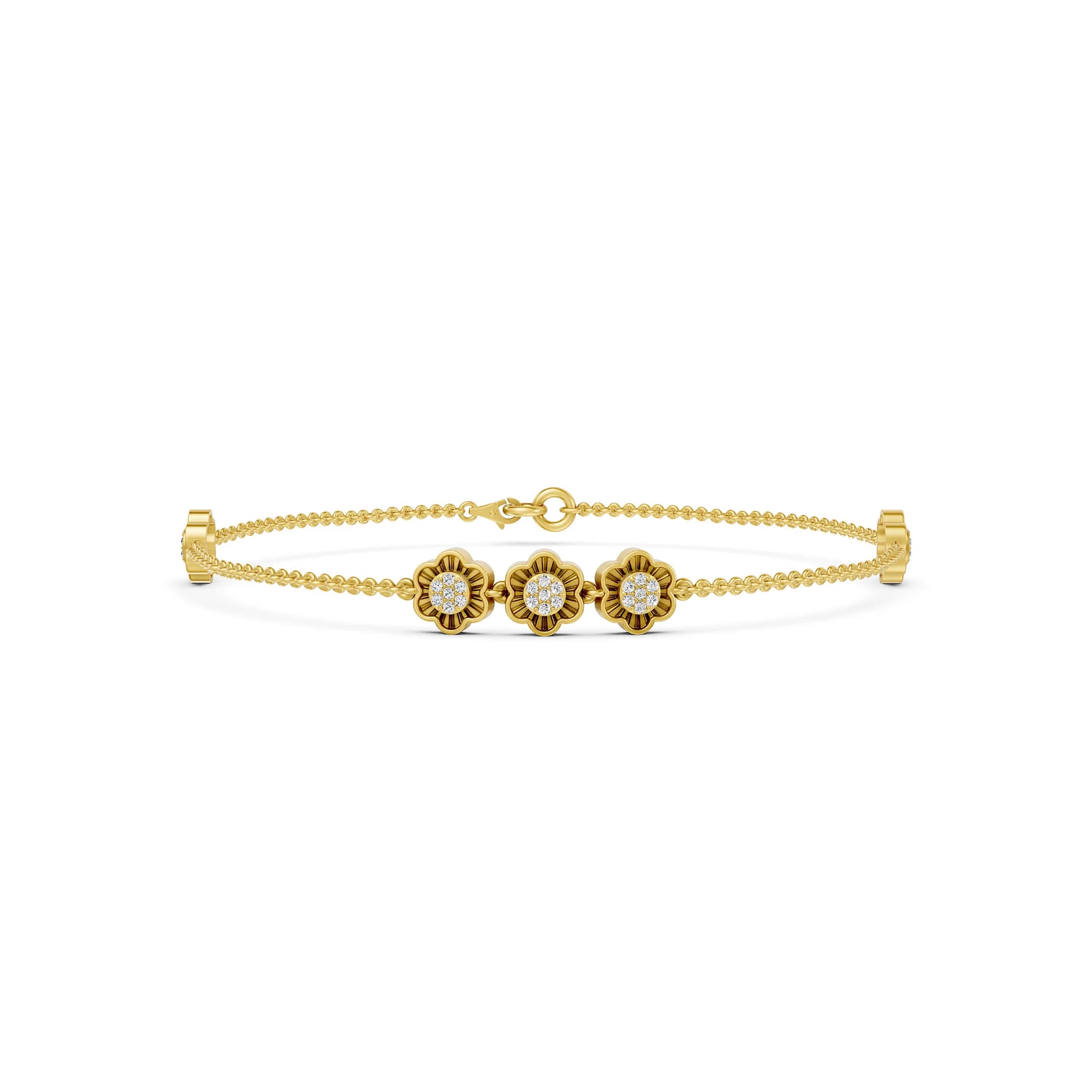 Rosette Five-Flower Bracelet jewellery