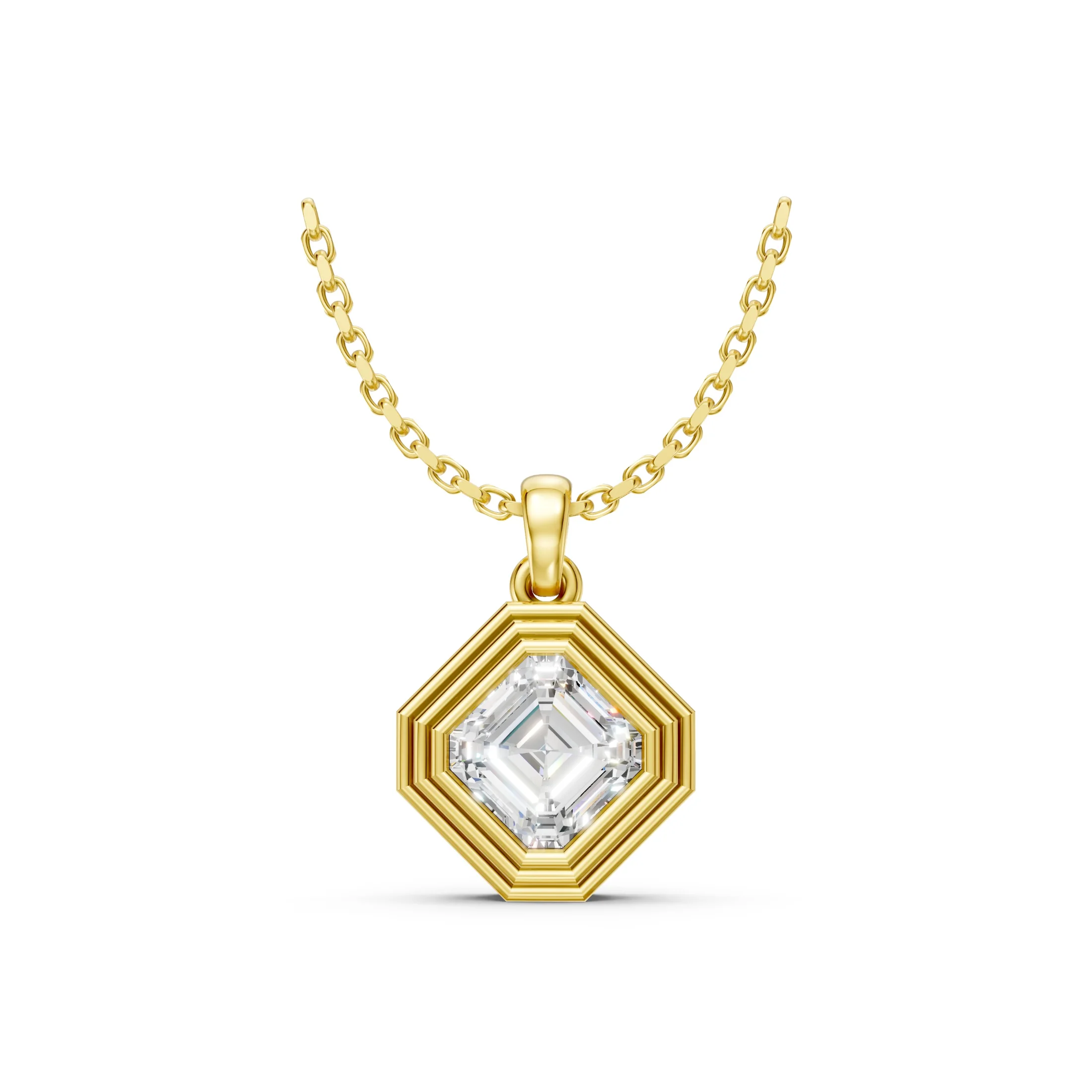 Solenne Asscher Necklace jewellery