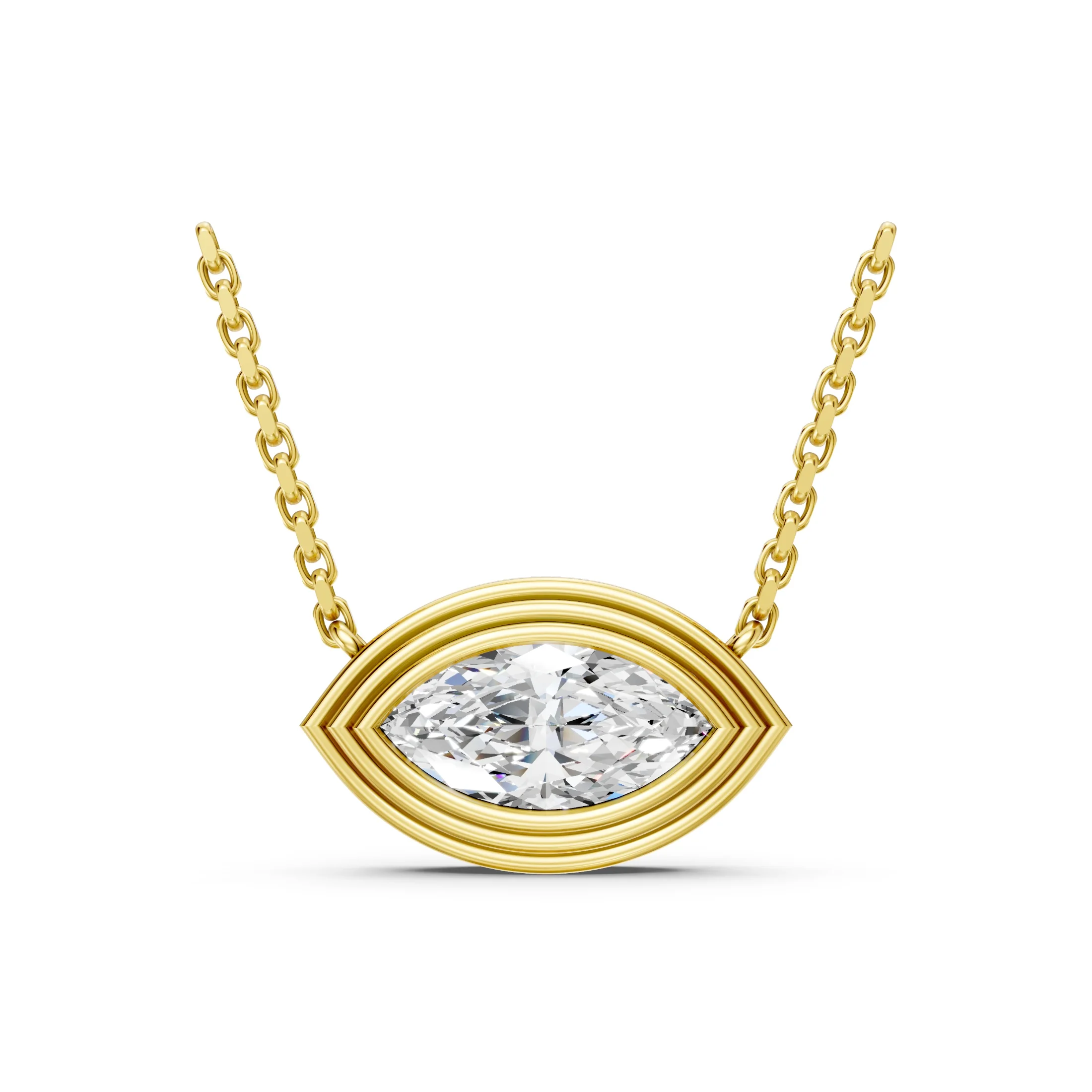 Isolde East-West Marquise Necklace jewellery