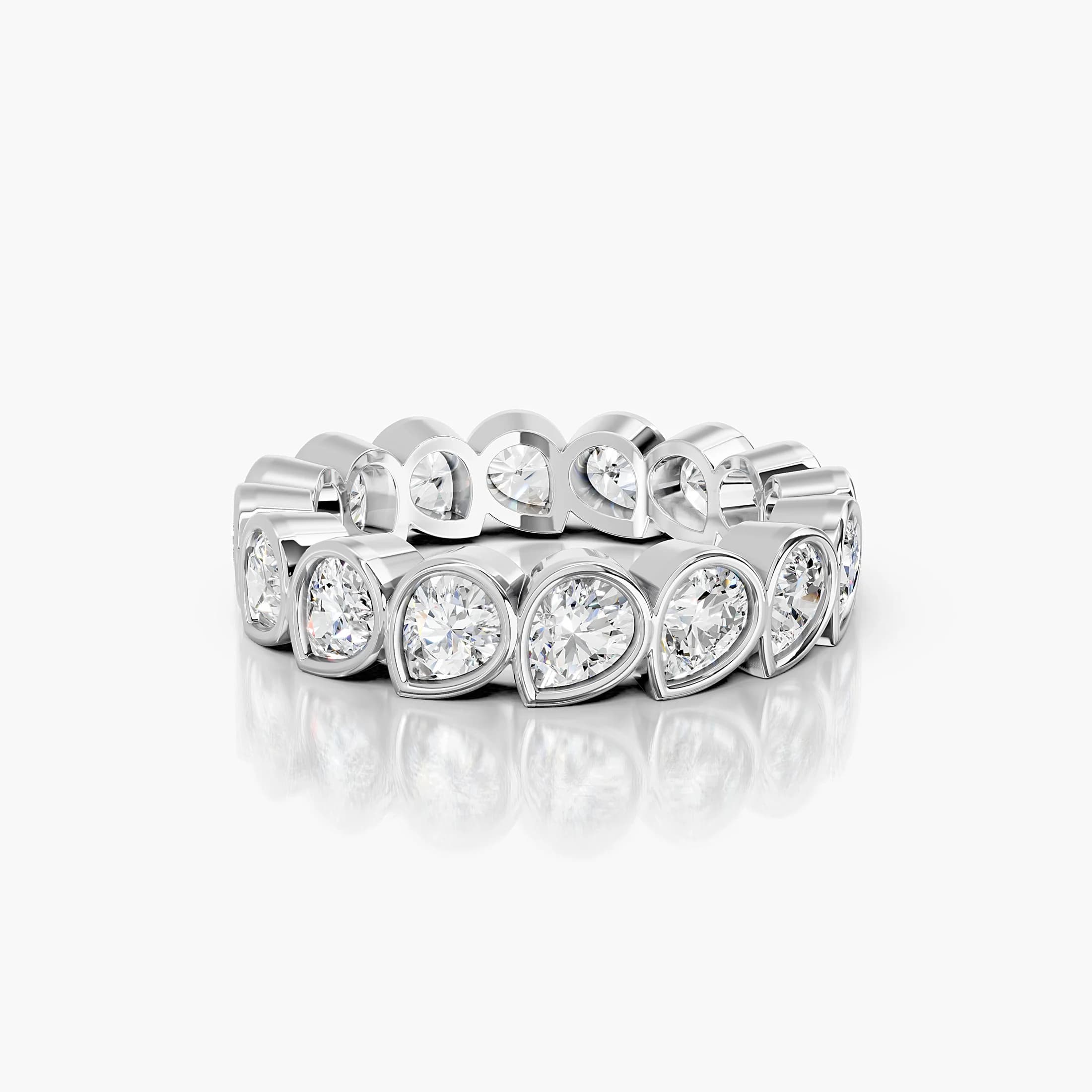 Pear-Frame Eternity Band jewellery
