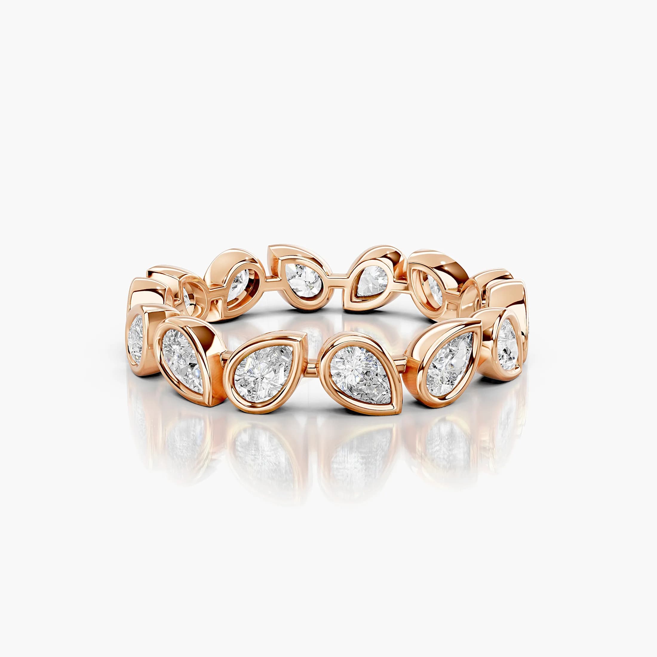 Alternating Pear Diamond Eternity Ring jewellery
