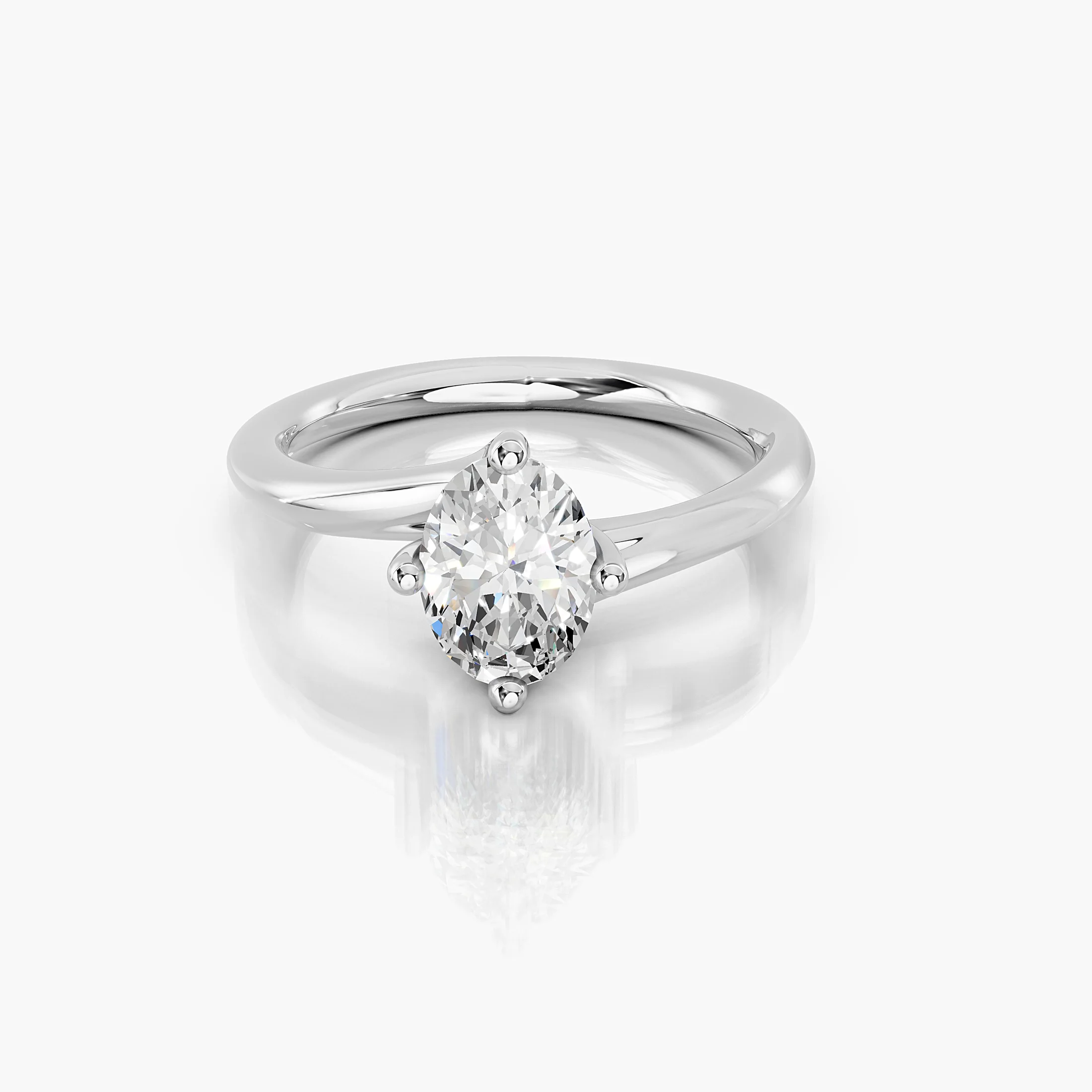 Aveline Oval Solitaire Engagement Ring jewellery