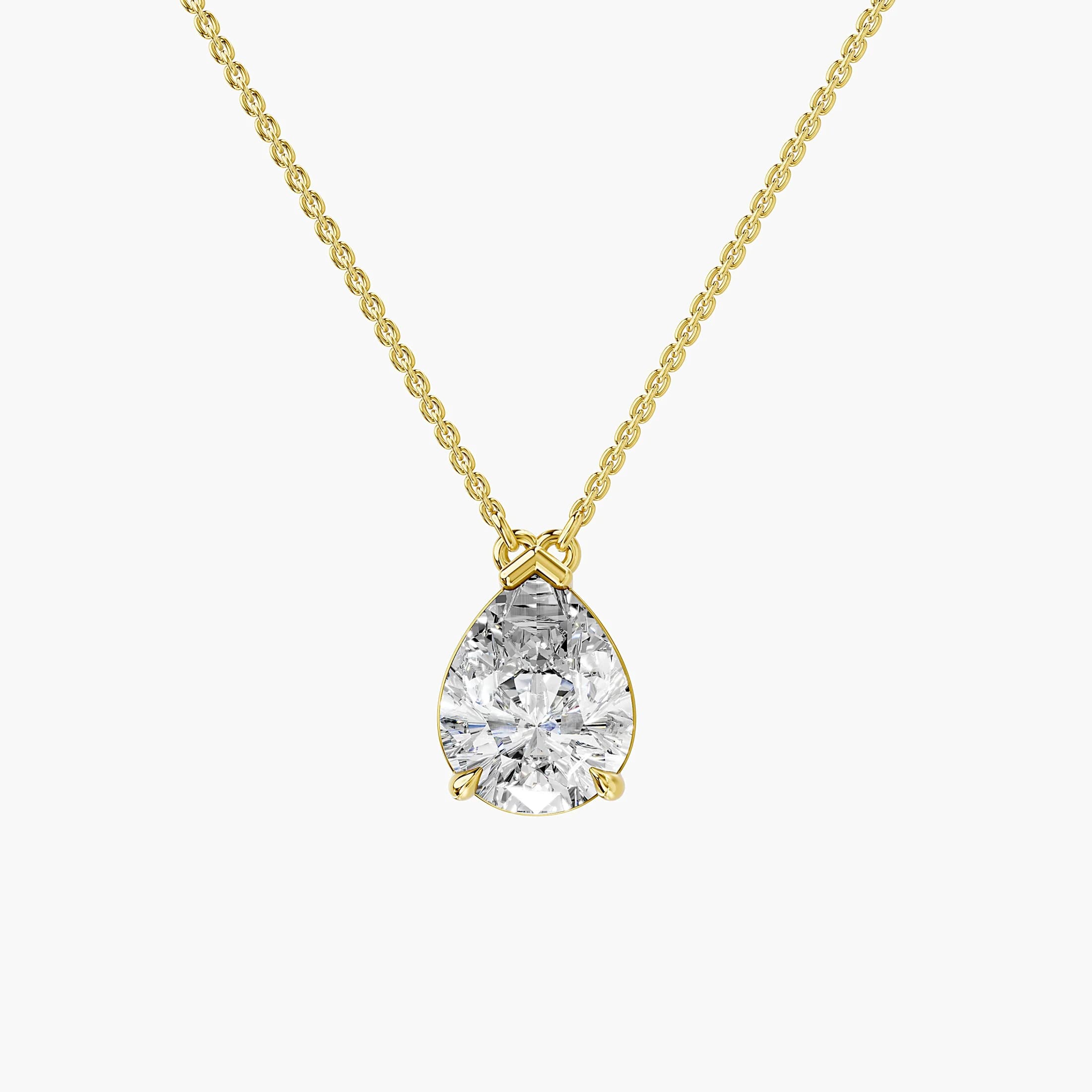 Pear Meridian Diamond Pendant jewellery