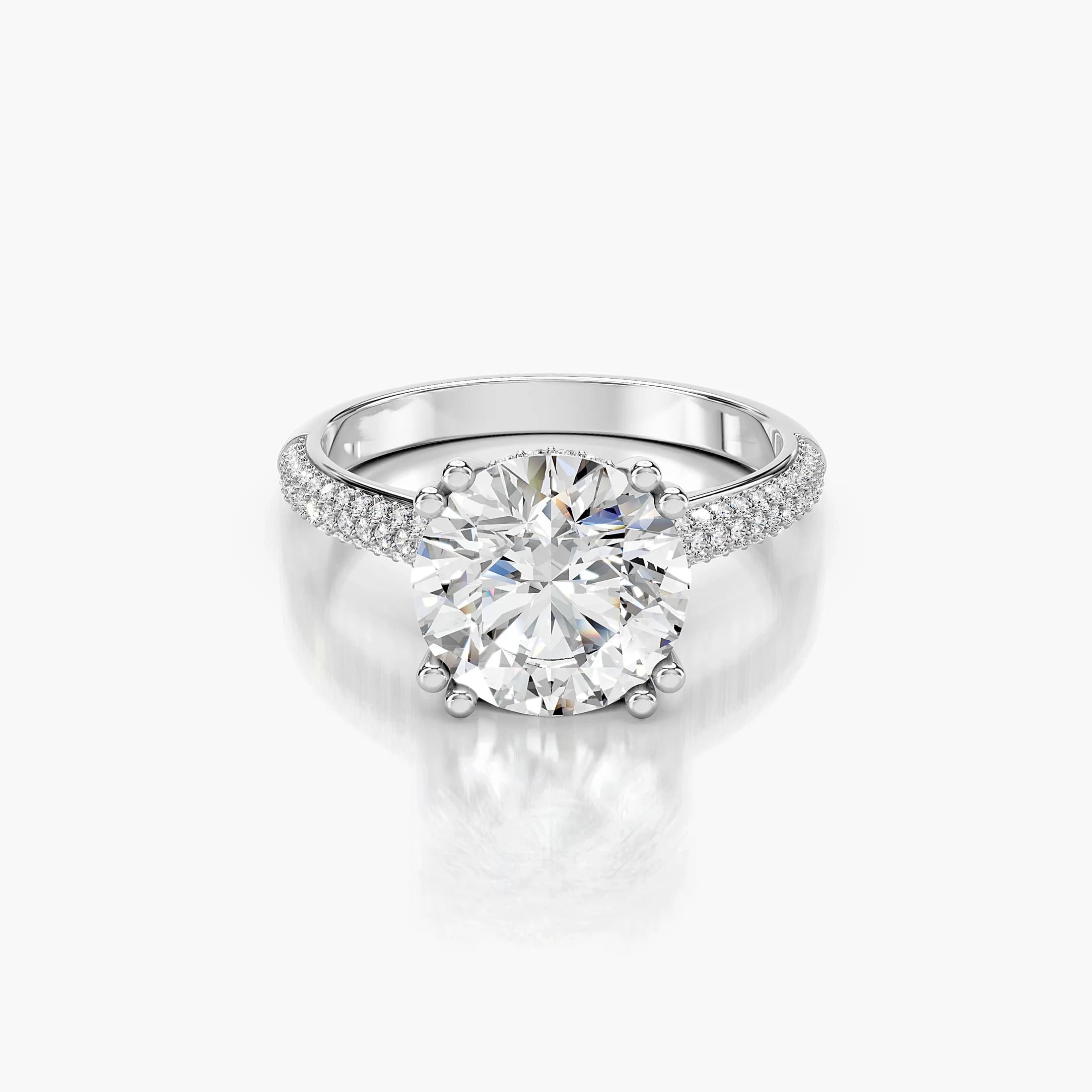 Lumielle Round Pavé Diamond Ring jewellery