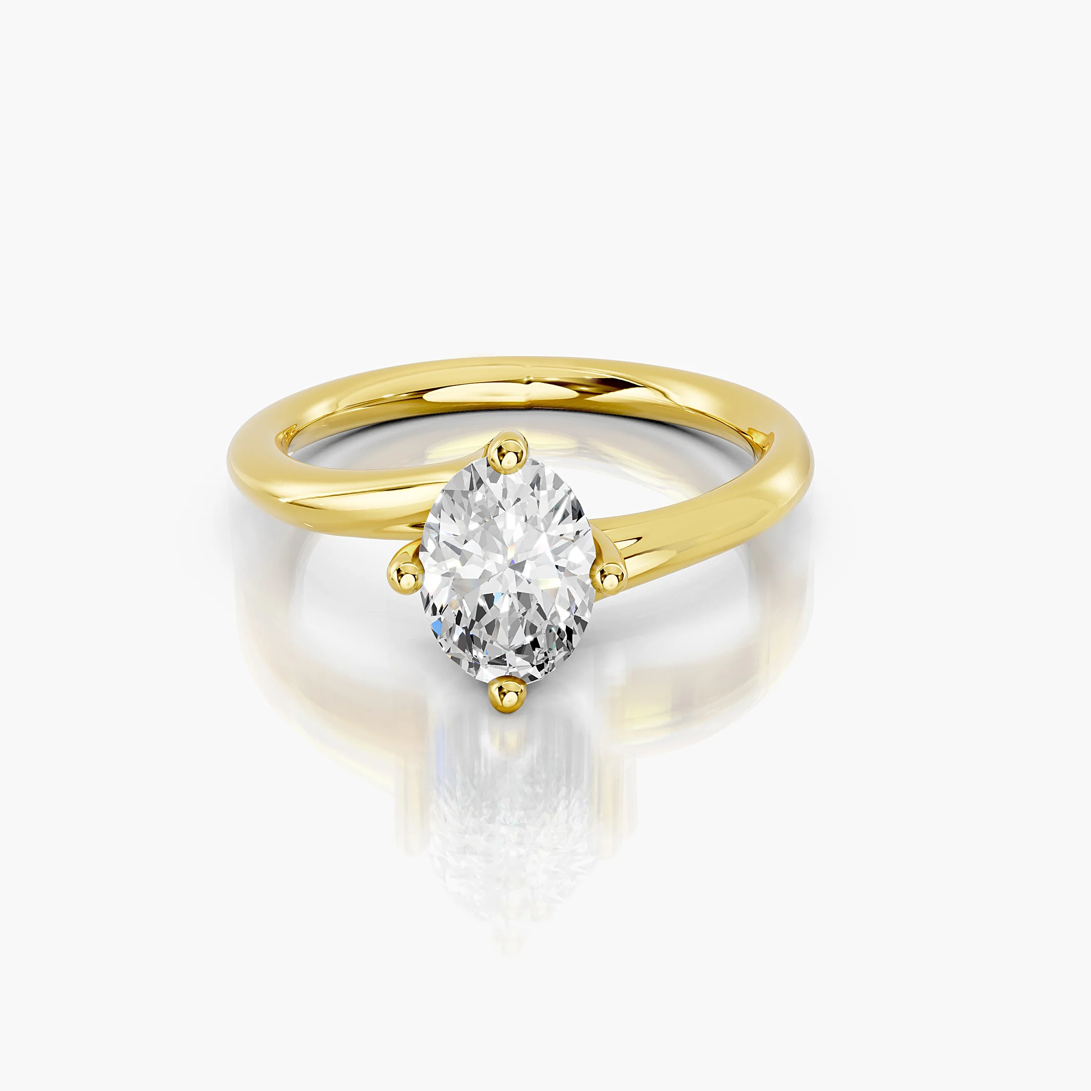 Aveline Oval Solitaire Engagement Ring jewellery