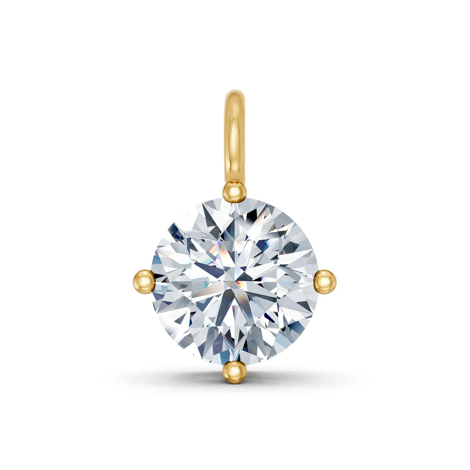 Aurelia Round Solitaire Diamond Pendant jewellery