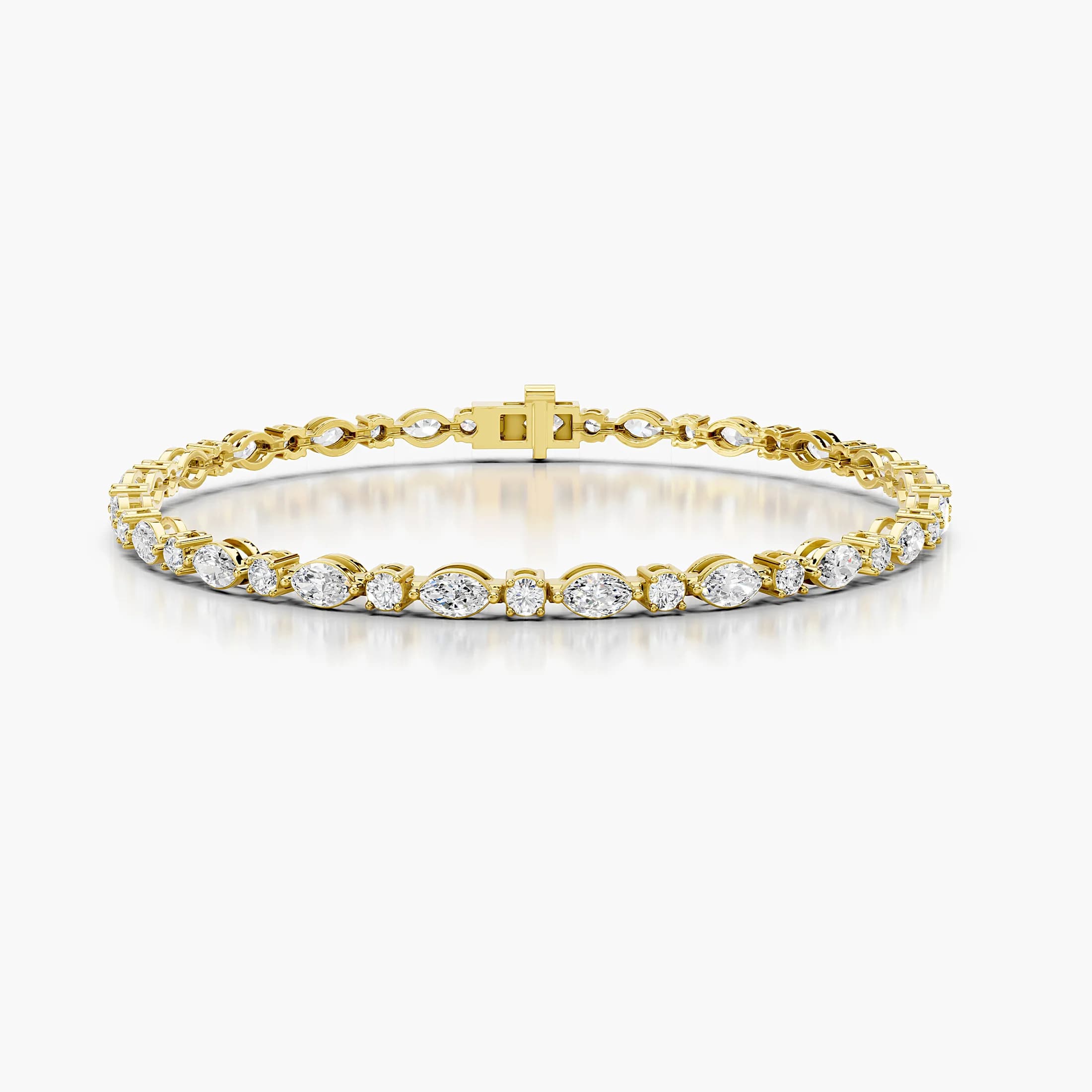 Luminelle Cadence Marquise and Round Diamond Bracelet jewellery