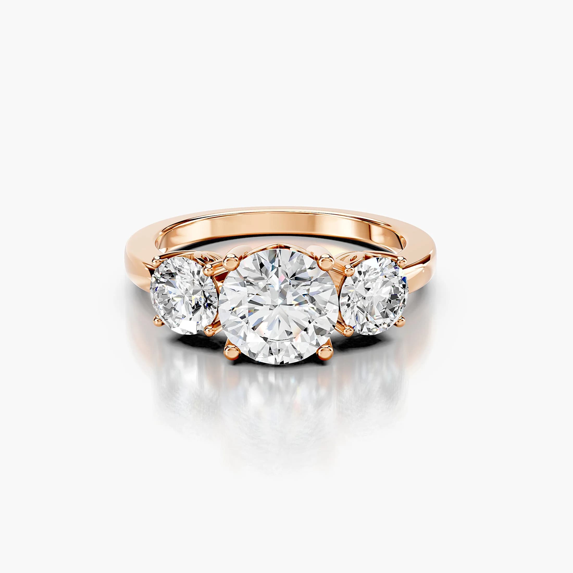 Trivelle Three-Stone Diamond Ring jewellery