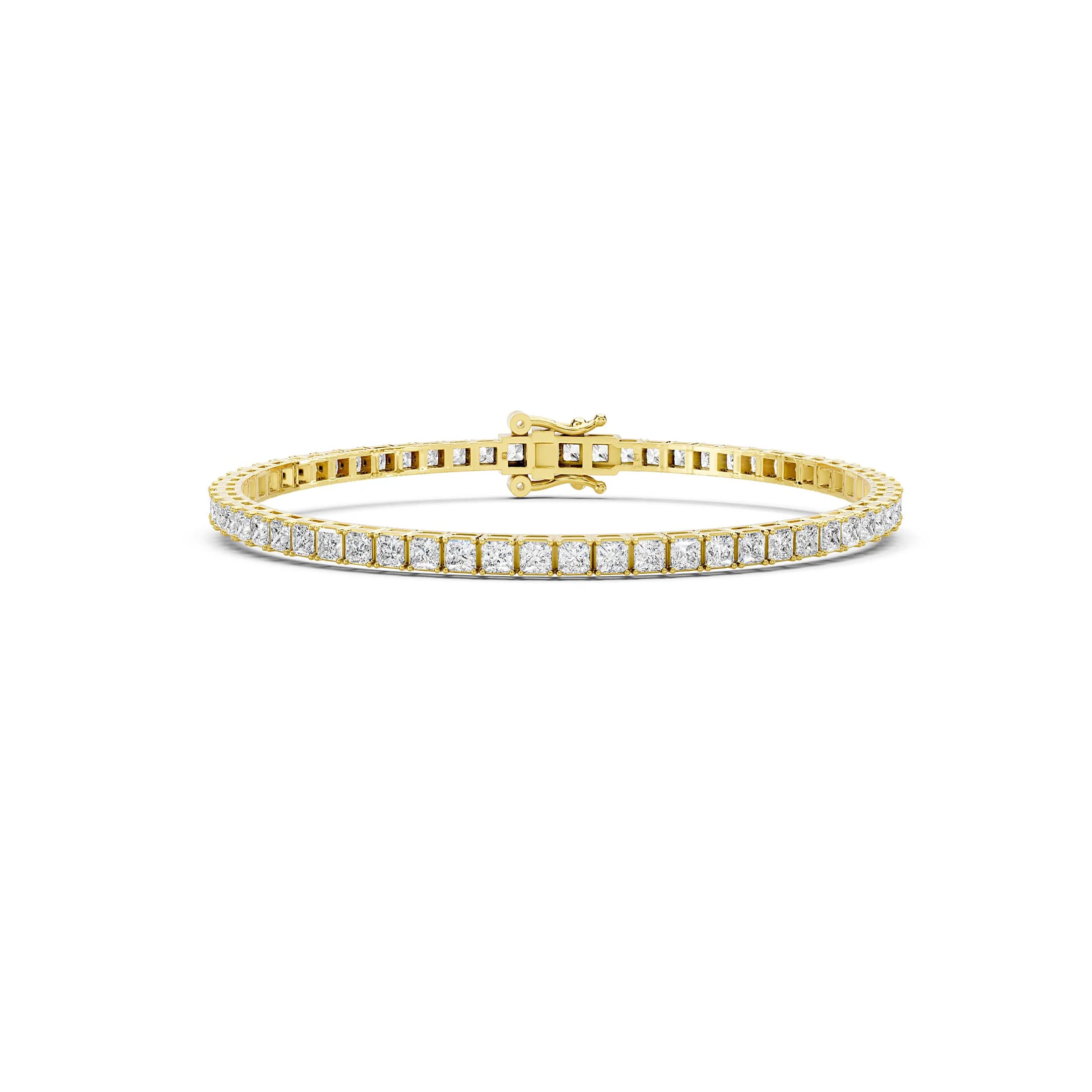 Crownline Princess-Cut Diamond Tennis Bracelet jewellery