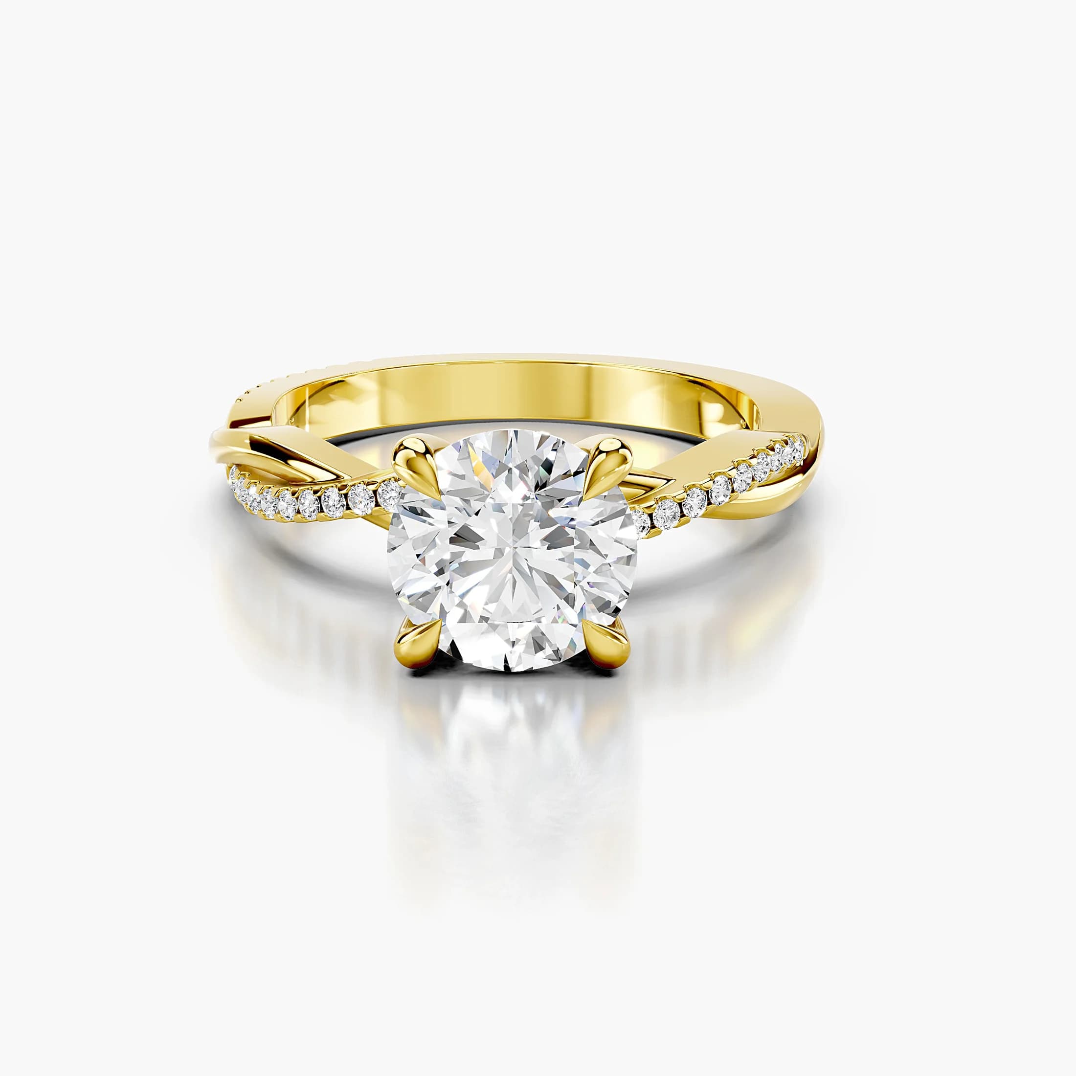 Virelle Round Twist Diamond Ring jewellery