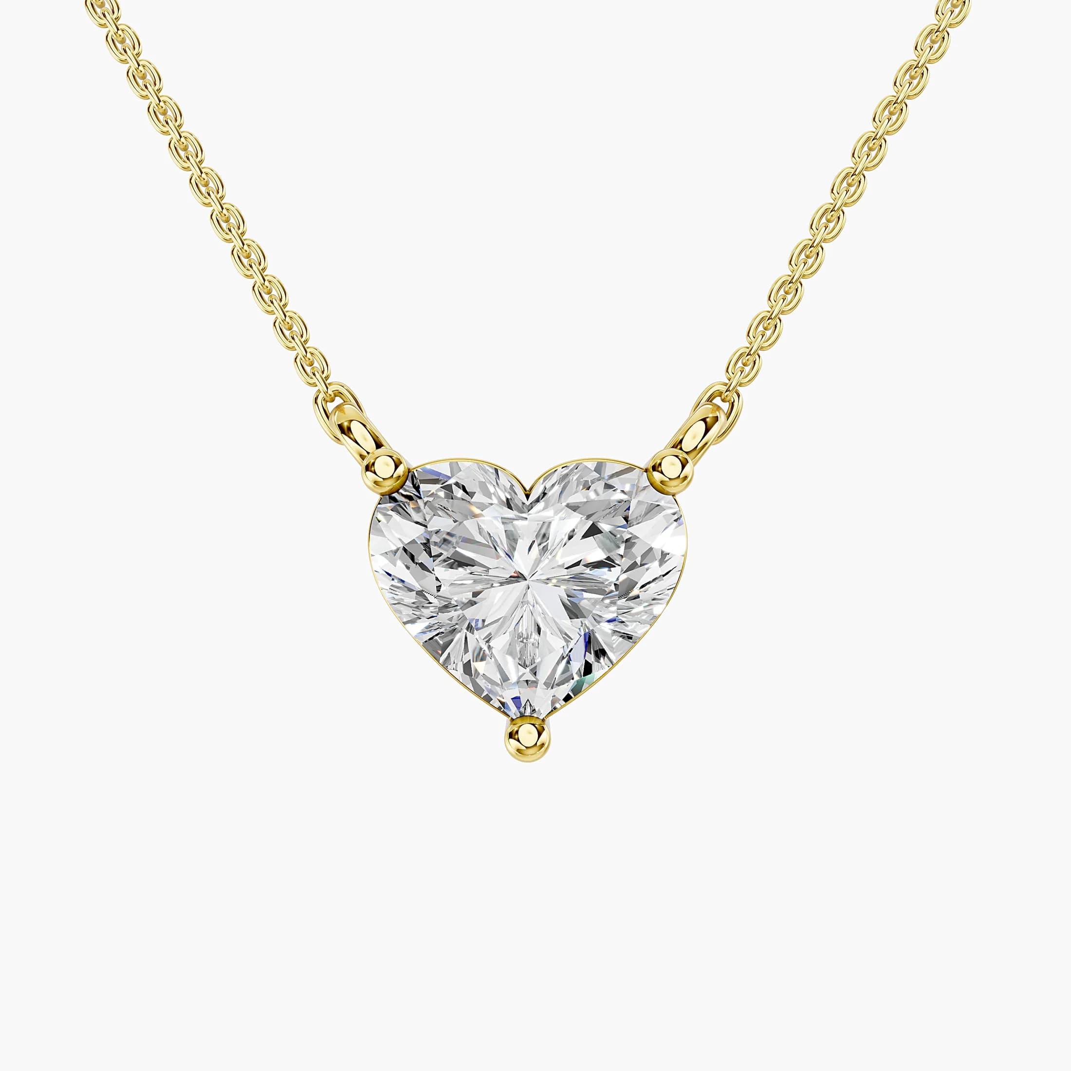 Amora Heart-Cut Solitaire Pendant Necklace jewellery