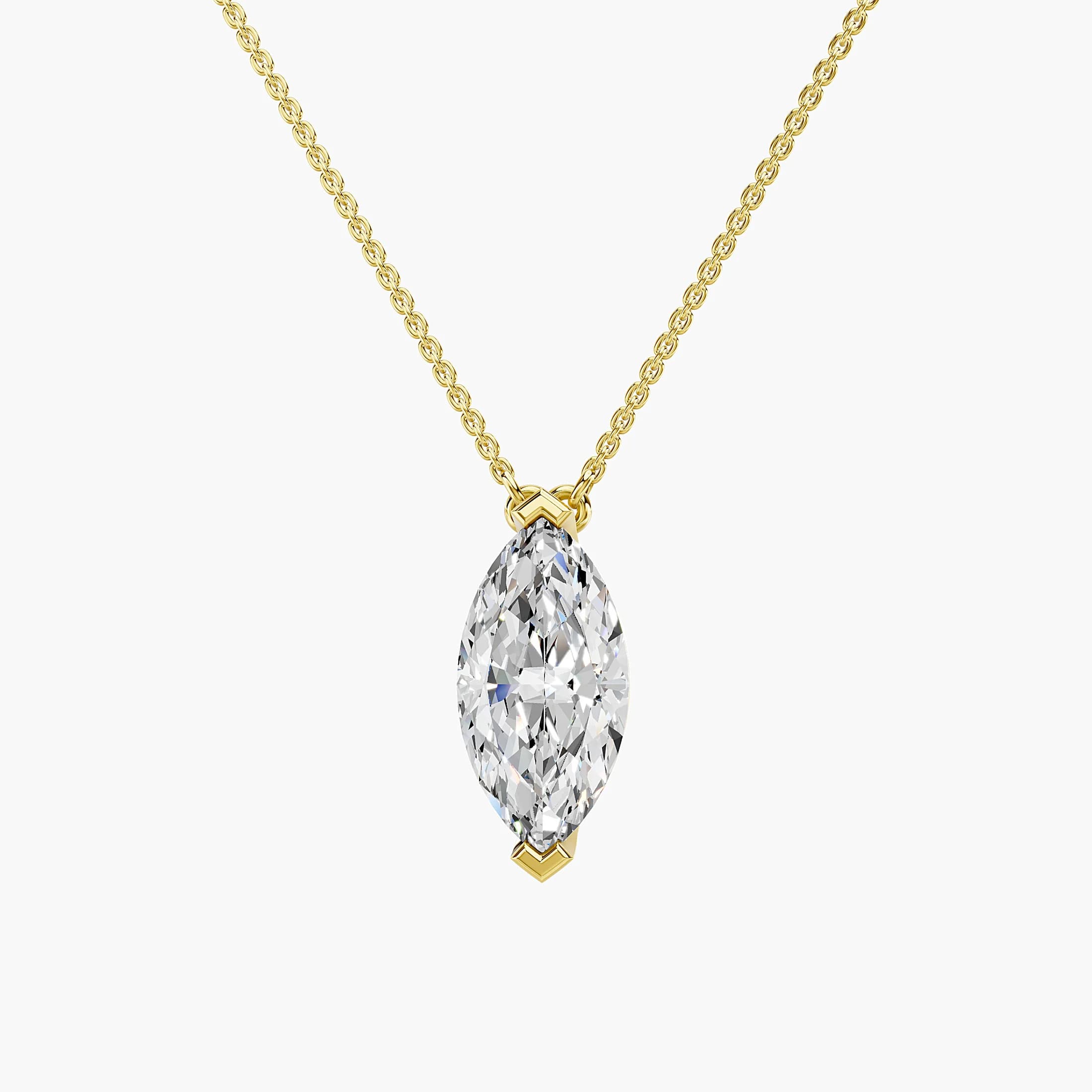 Marquise Pinnacle Diamond Pendant jewellery