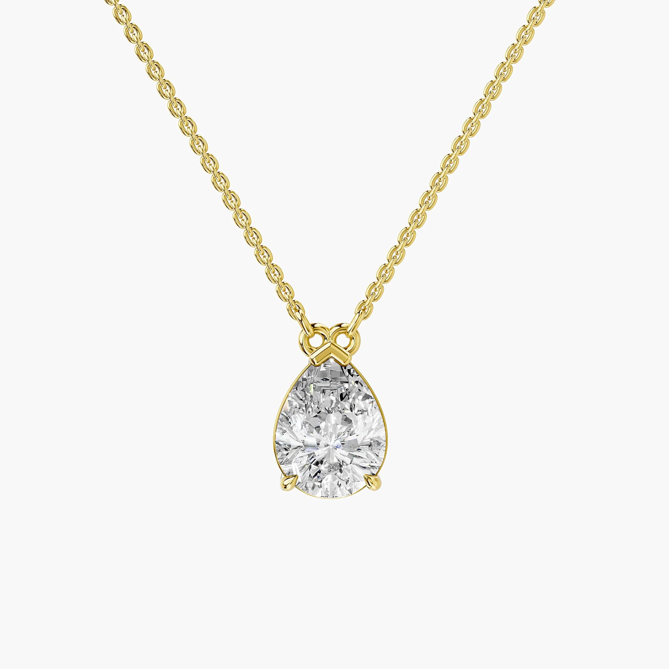 Pear Crest Diamond Pendant jewellery