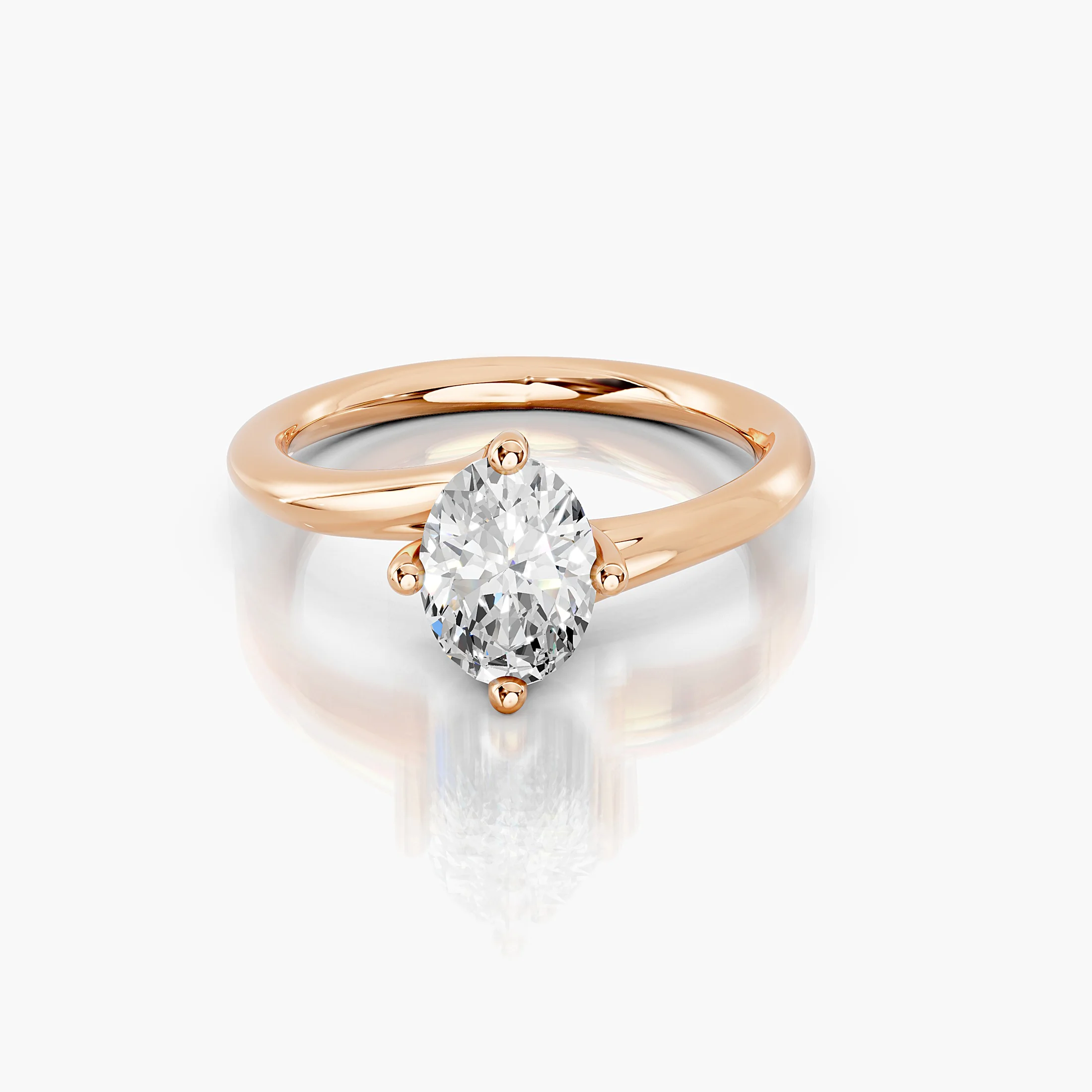 Aveline Oval Solitaire Engagement Ring jewellery